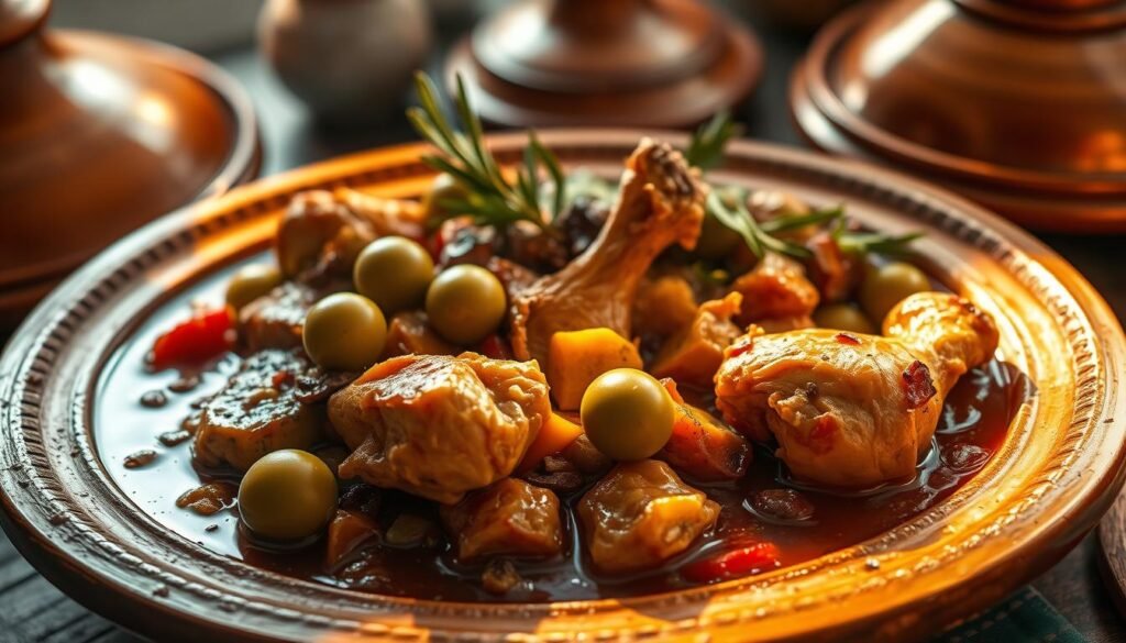 tajine poulet olive
